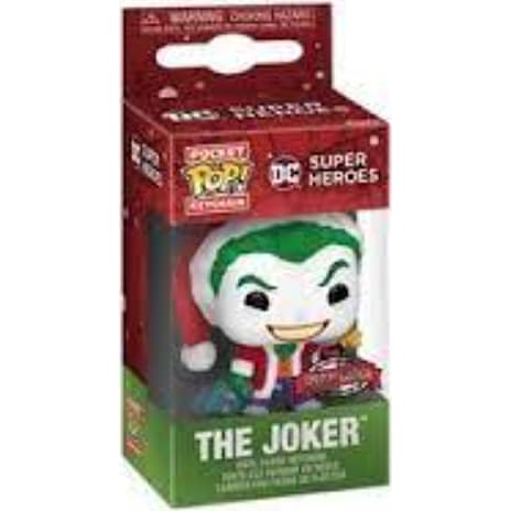 Funko! POP Vinyl nøglering DC - Holiday Joker
