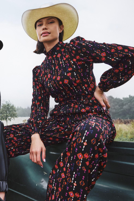 Lofty Manner zwarte dames broek