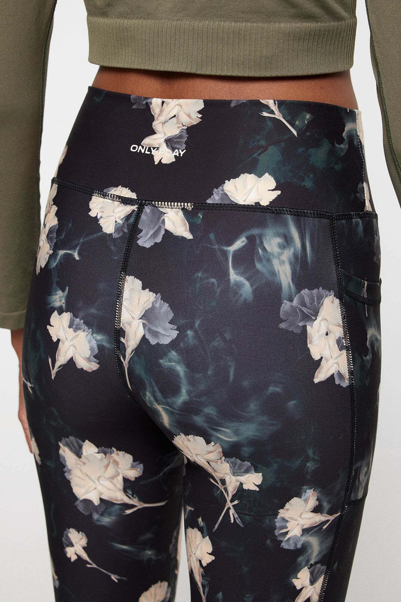 Leggings com estampa floral