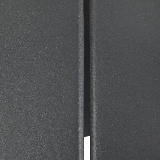 Table de jardin carrée ALEGORIA Graphite