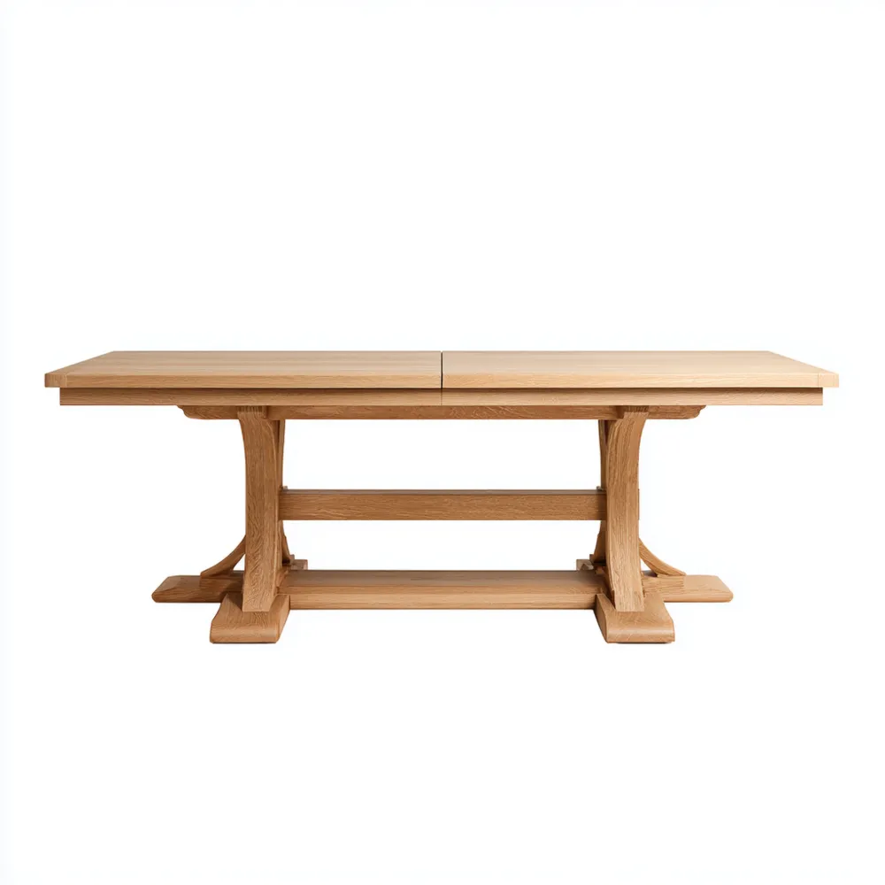 Esstisch Holz 200x100x75 cm - Eiche - Klassisches Design