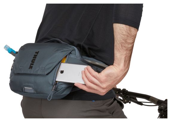 Ceinture d'Hydratation Thule Rail 4L Bleu Foncé   Poche à Eau 1.5L