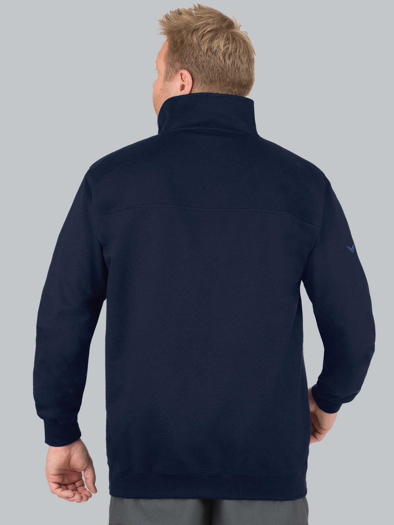 Sweatshirt mit Reißverschluss Navy