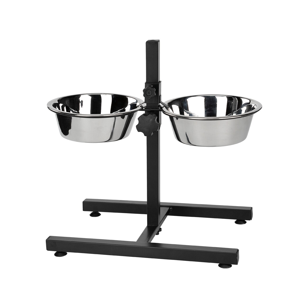 AniOne Doppelnapfständer Edelstahl 700 ml