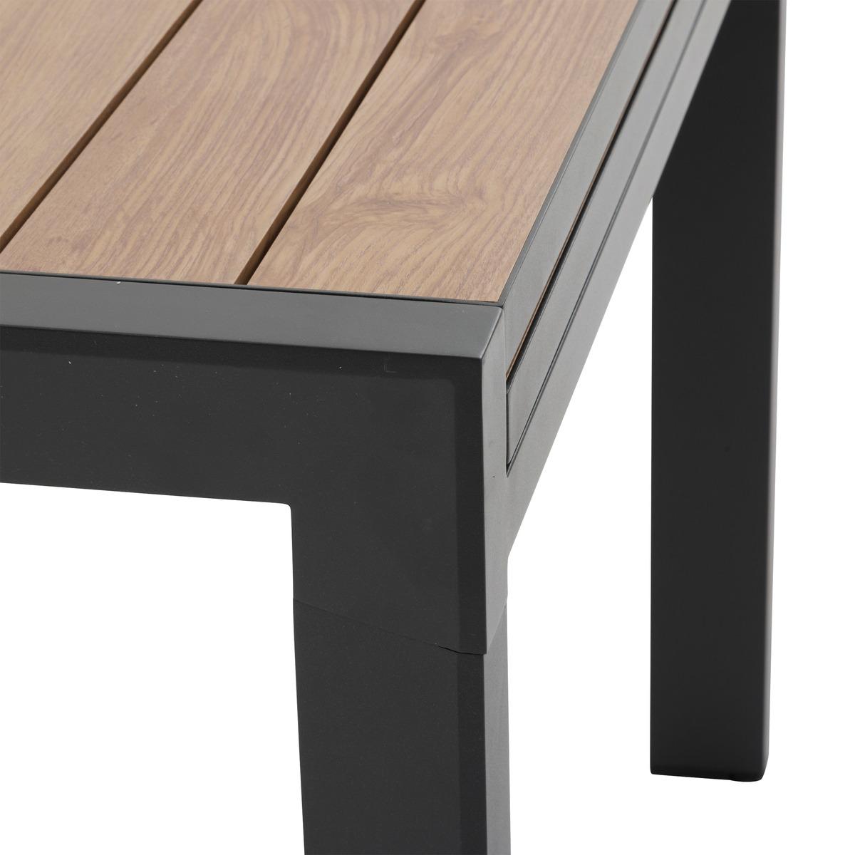 TABLE EVASION EXTENSIBLE ALUMINIUM HONEY 10 PLACES