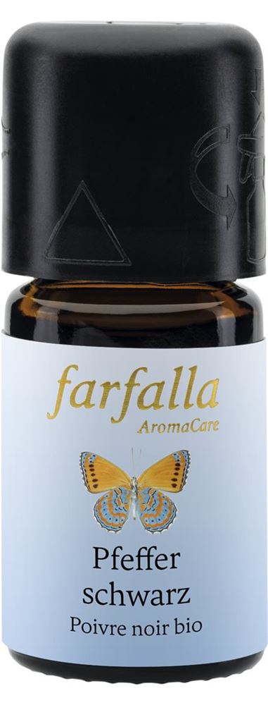 Farfalla Pfeffer schwarz<br>5 ml, Ätherisches Öl, Bio Wildsammlung Grand Cru