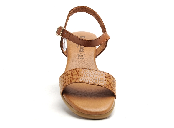 Eva frutos nu pieds talons femme 1390 marron