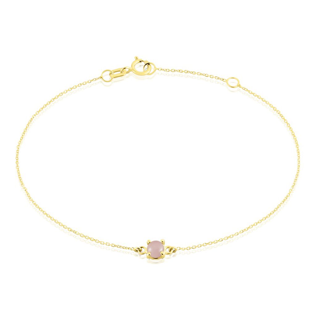 Bracelet Campsis Or Jaune Calcedoine