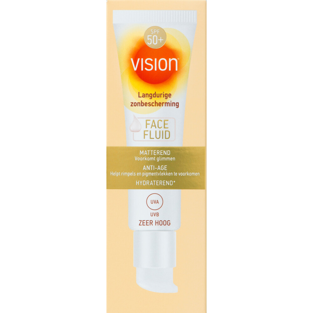 Vision Zonnebrand Face Fluid SPF 50+50 ml