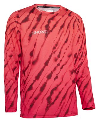 Maillot Manches Longues Dharco Race Val Di Sole Rose/Orange