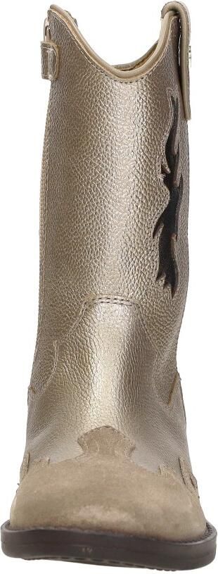 Develab Cowboylaarzen goud Leer Dames
