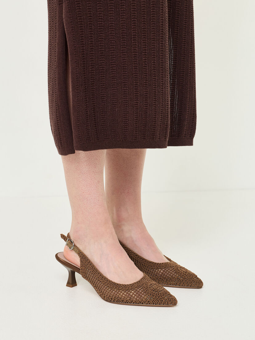 Slingpumps - bruin