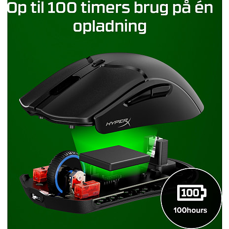 HyperX Pulsefire Haste 2 Mini trådløs gaming mus