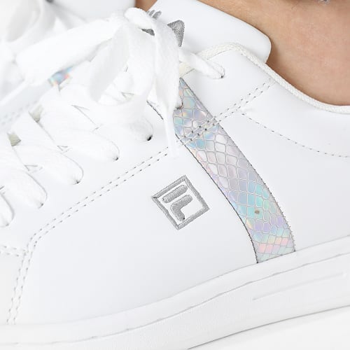 Baskets Femme Crosscourt 2 FFW0257 White Silver Iridescent