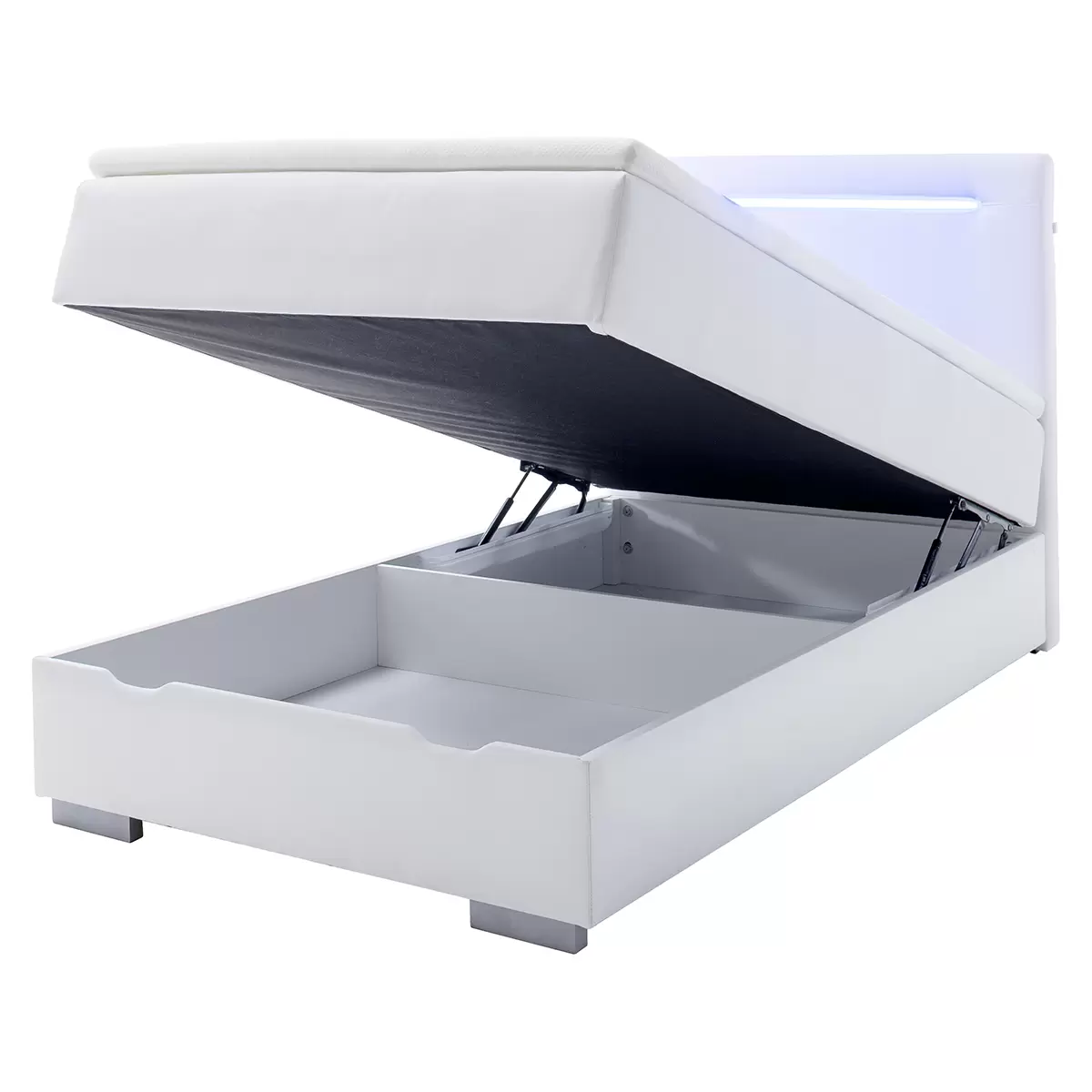 Boxspringbett Las Vegas I 140x200 weiss