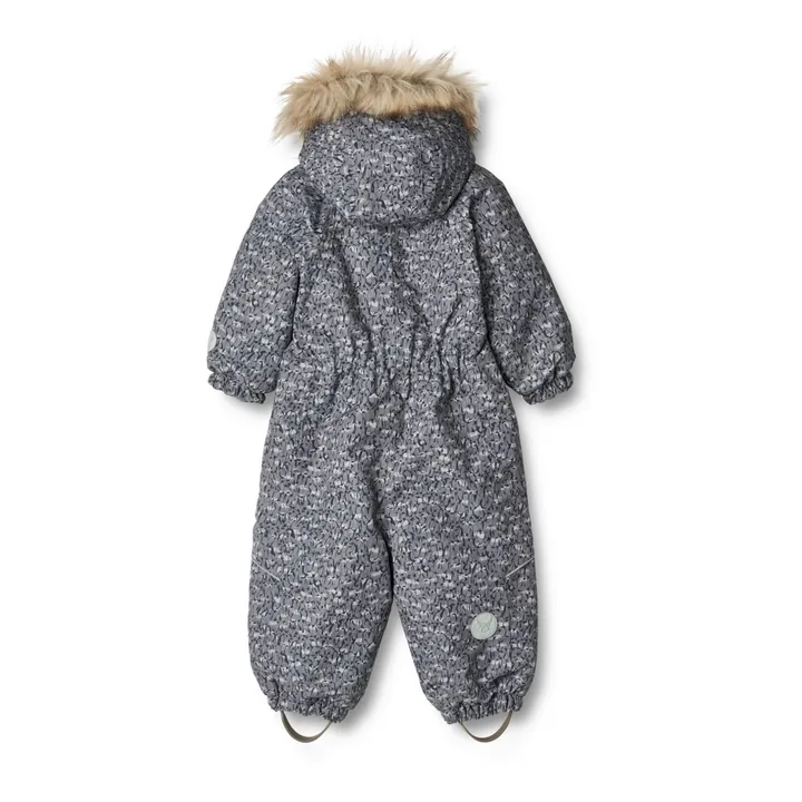 Wheat Combinaison de Ski Fleurie Façon Fourrure Matières Recyclées Nickie | Gris