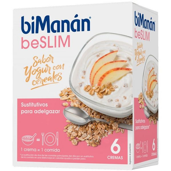 Bimanán Sustitutive Cereais e Yogurt Creme 5 1 Unidades