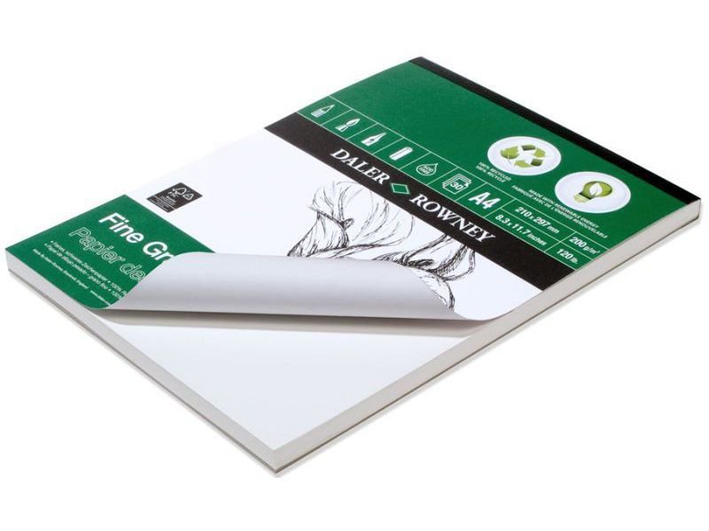 Daler-Rowney Mal-/Zeichenblock Eco, 200 g/m²