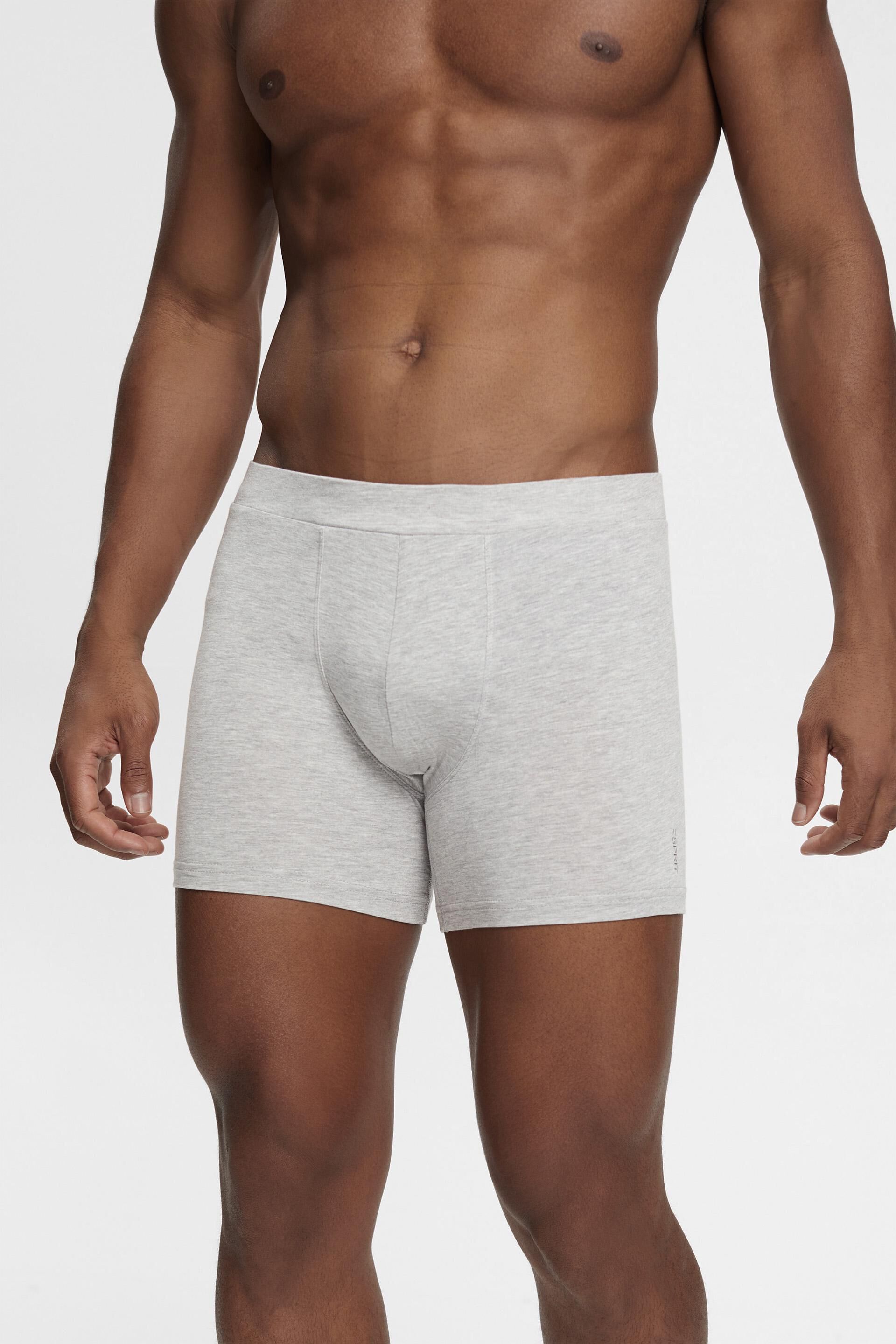 Lot de boxers longs en coton mélangé stretch pour homme