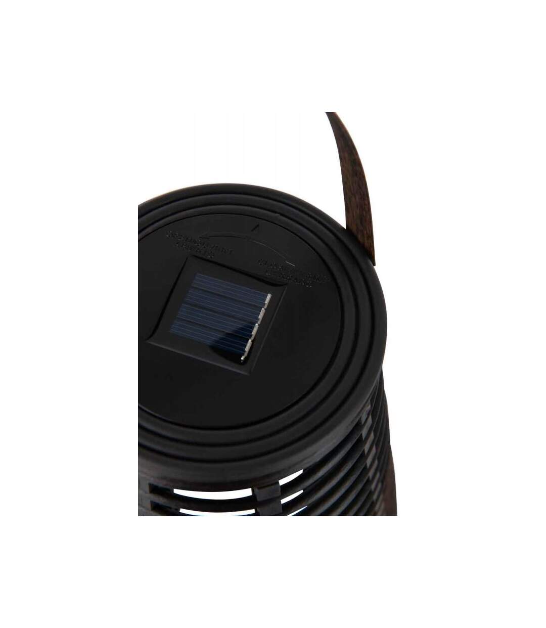 Paris Prix - Lanterne Design Led énergie Solaire 27cm Marron