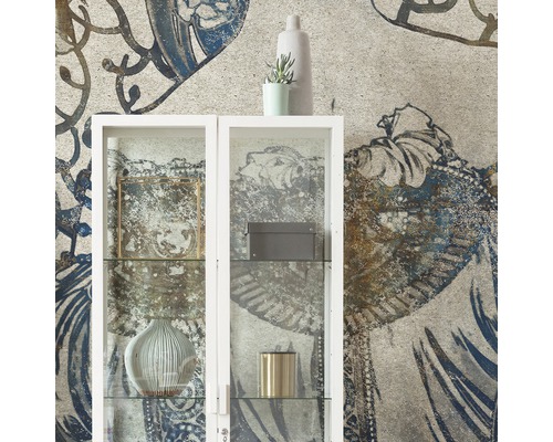 Vliesbehang HX6-041 Porcelaine, set van 6 stuks, 300 x 280 cm