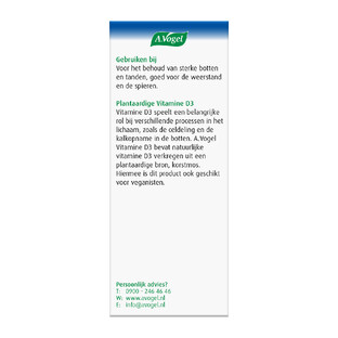 A.Vogel Vitamine D3 25 μg Tabletten 100TB