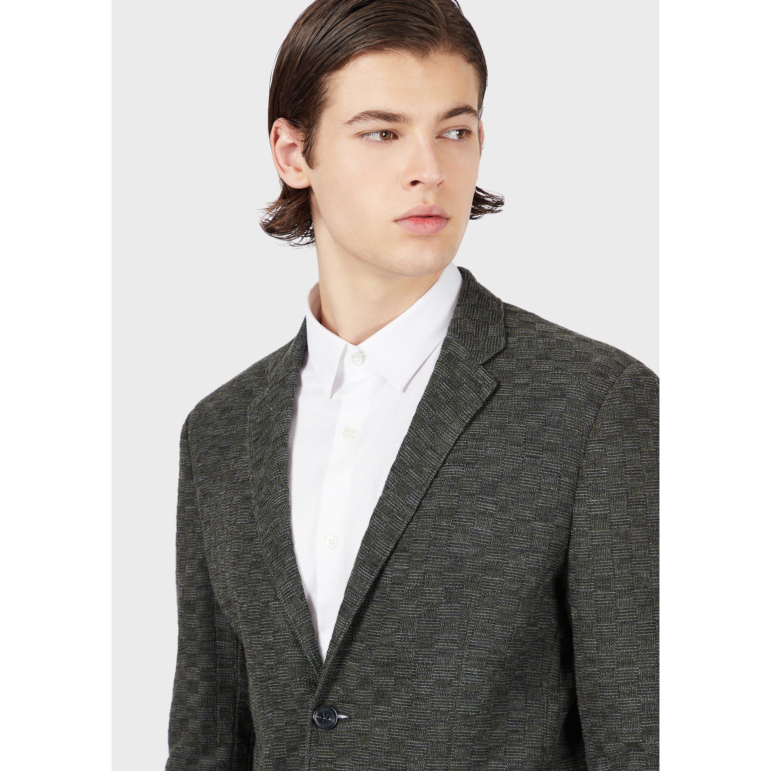 Emporio Armani Txt F Blazer Sn99