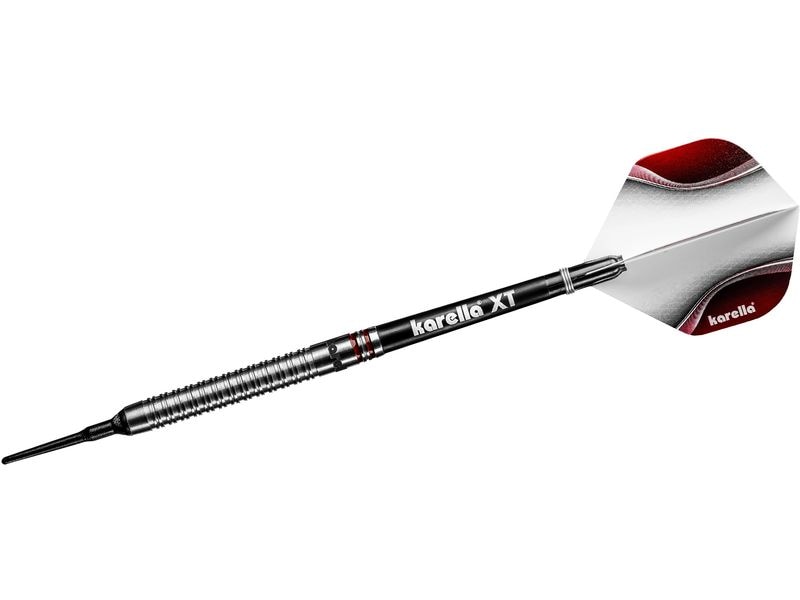 Karella Dartpfeile Softdart Shotgun 18g, 3 Stück – Silber 80% Tungsten Dartpfeile