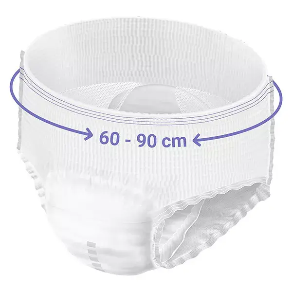 Roupa íntima Hartmann Confidence Mobile com absorção de 8 gotas, tamanho P (14 unidades).