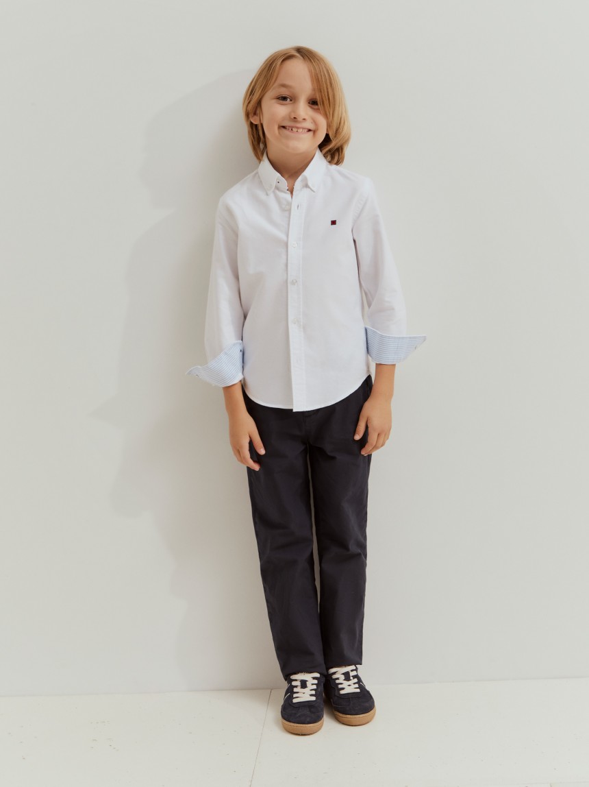 Camisa oxford em algodão
