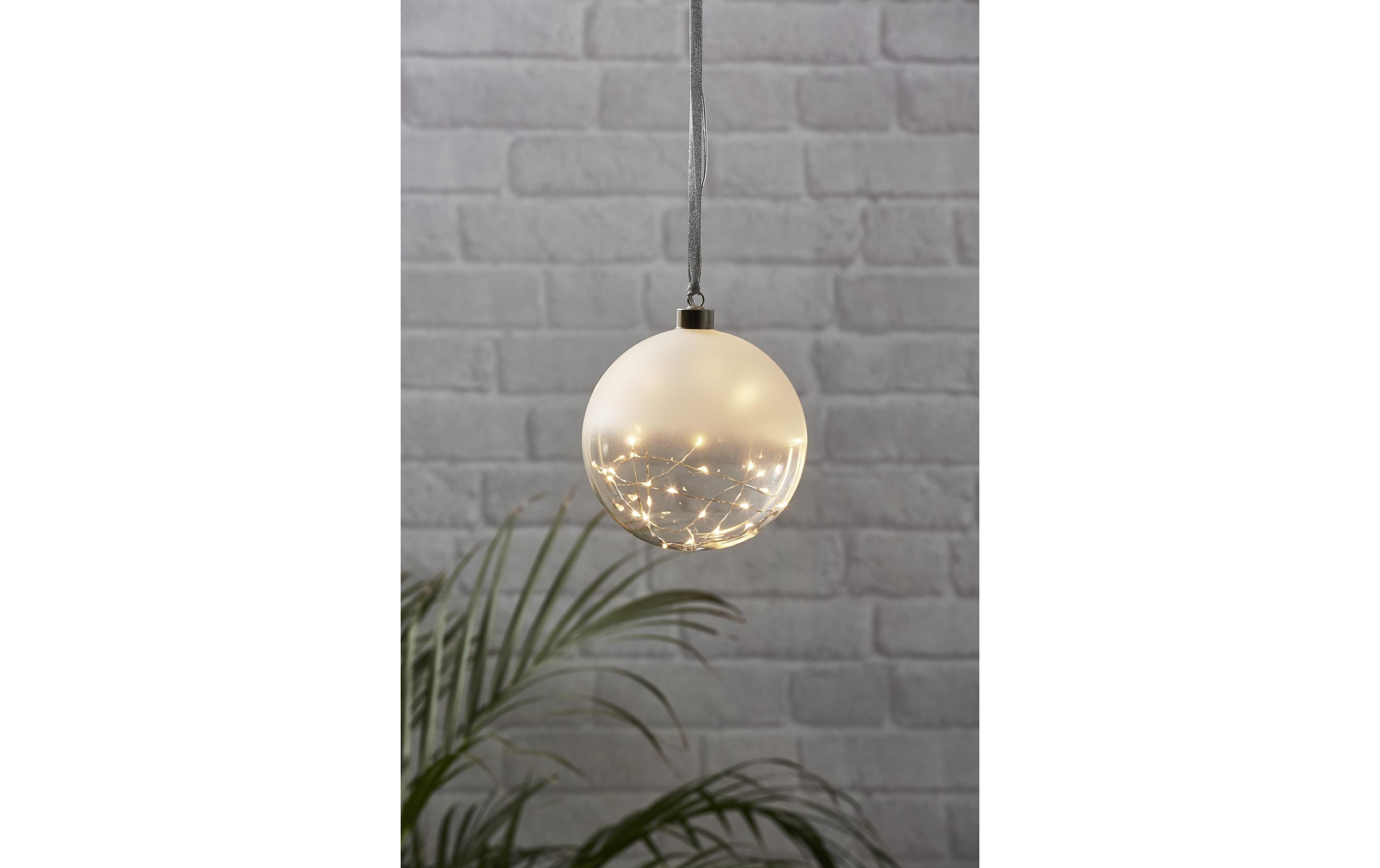 Weihnachtskugel Glow, 30 LED, 15 cm, indoorWeihnachtskugel mit Beleuchtung