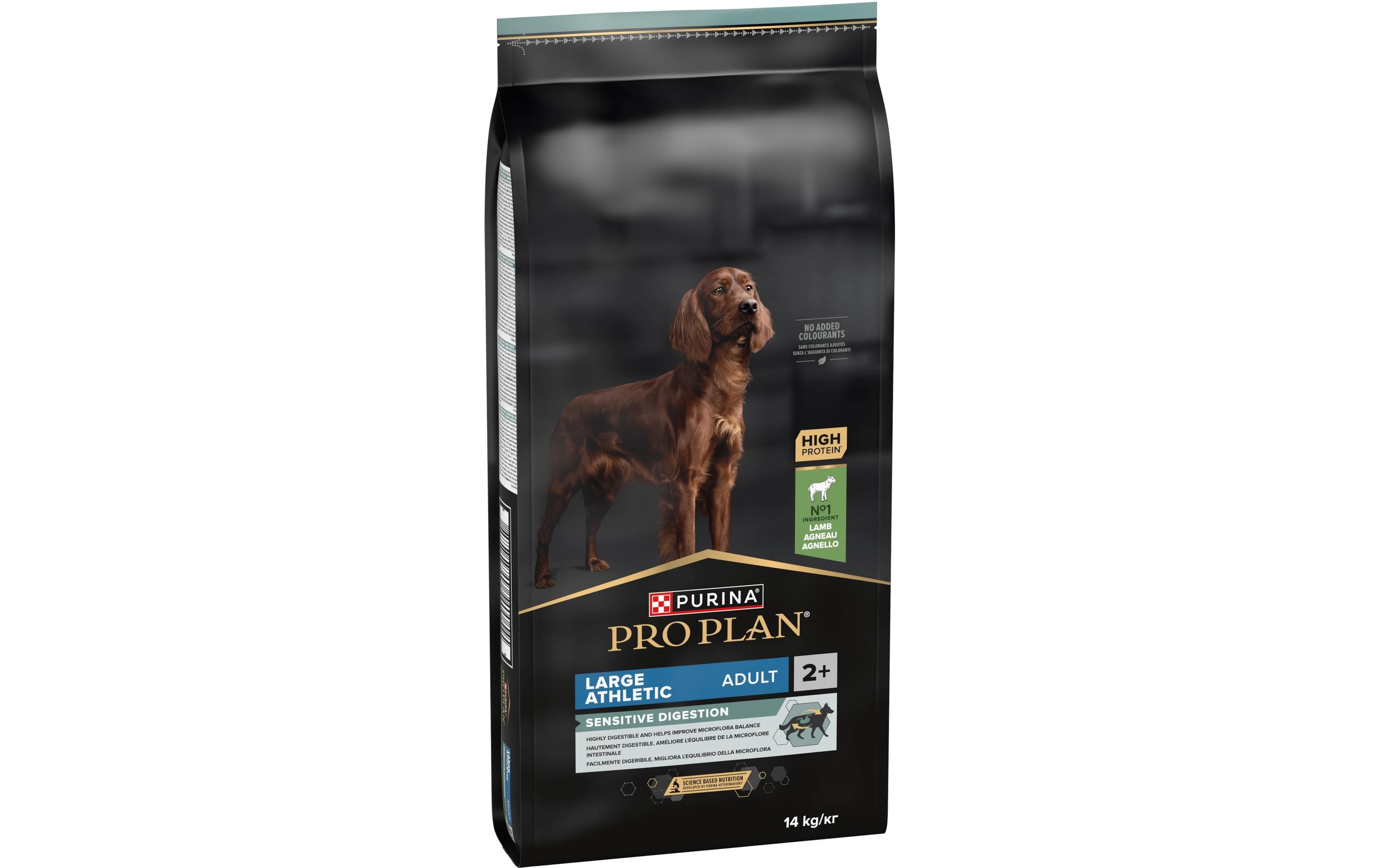 Trockenfutter L Athletic Adult Sens. Digestion Lamm, 14 kgAlleinfutter mit grosse Hunde