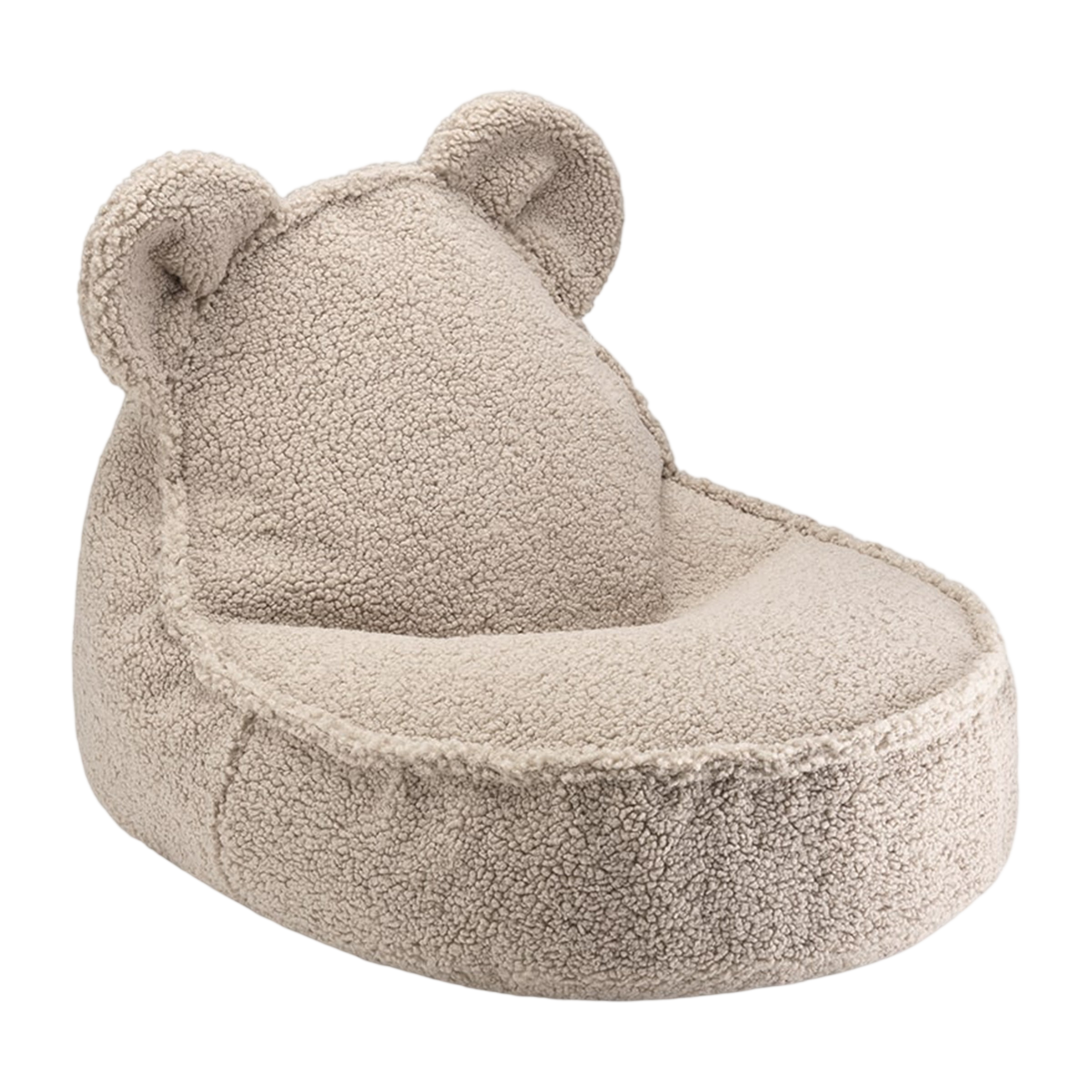 Wigiwama Sitzsack Teddy und Ottoman Set Biscuit