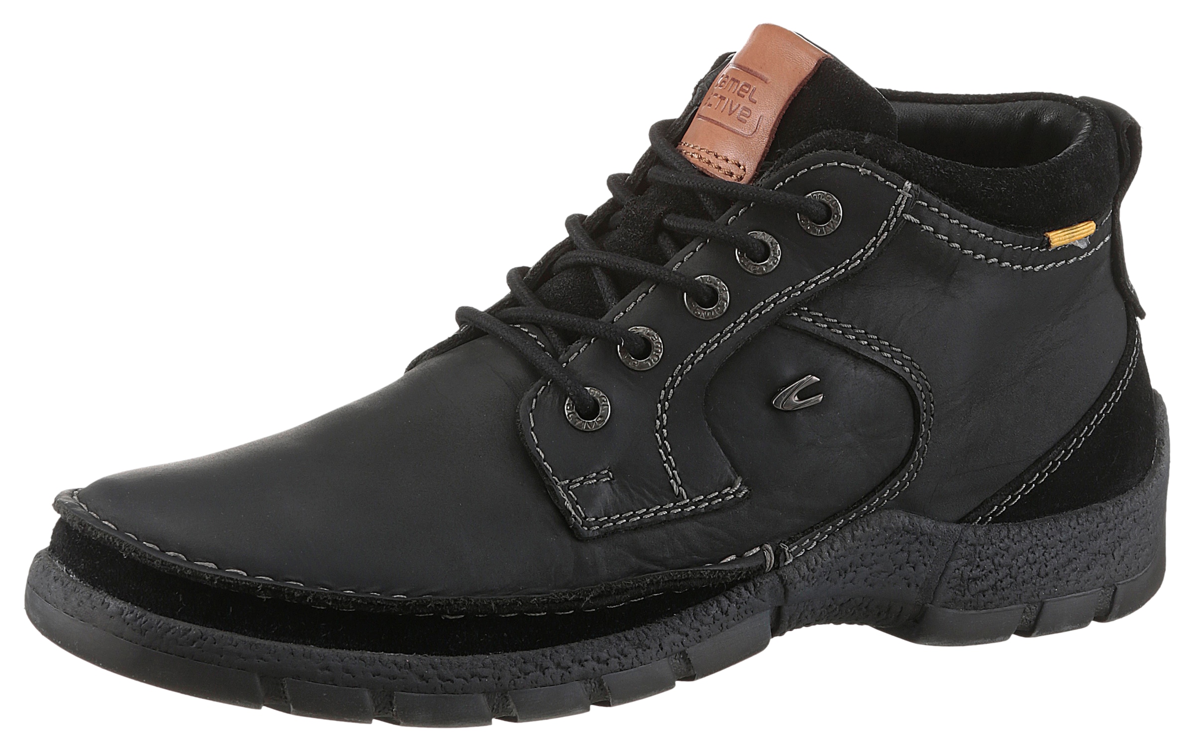 camel active Schnürboots  Freizeitstiefel, Winterstiefel, Schnürstiefel mit Profillaufsohle