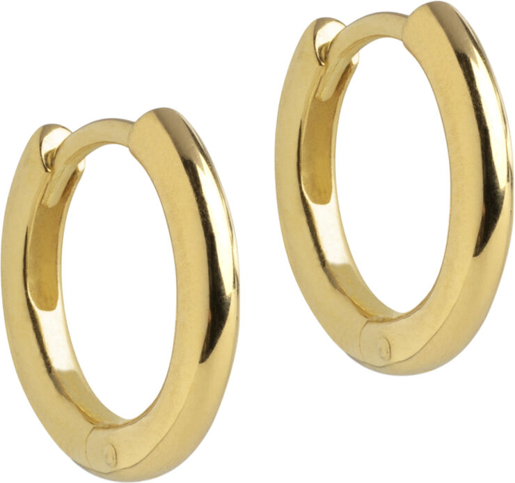 ENAMEL Copenhagen Hoops, Chunky classic 10 mm 925s/gp