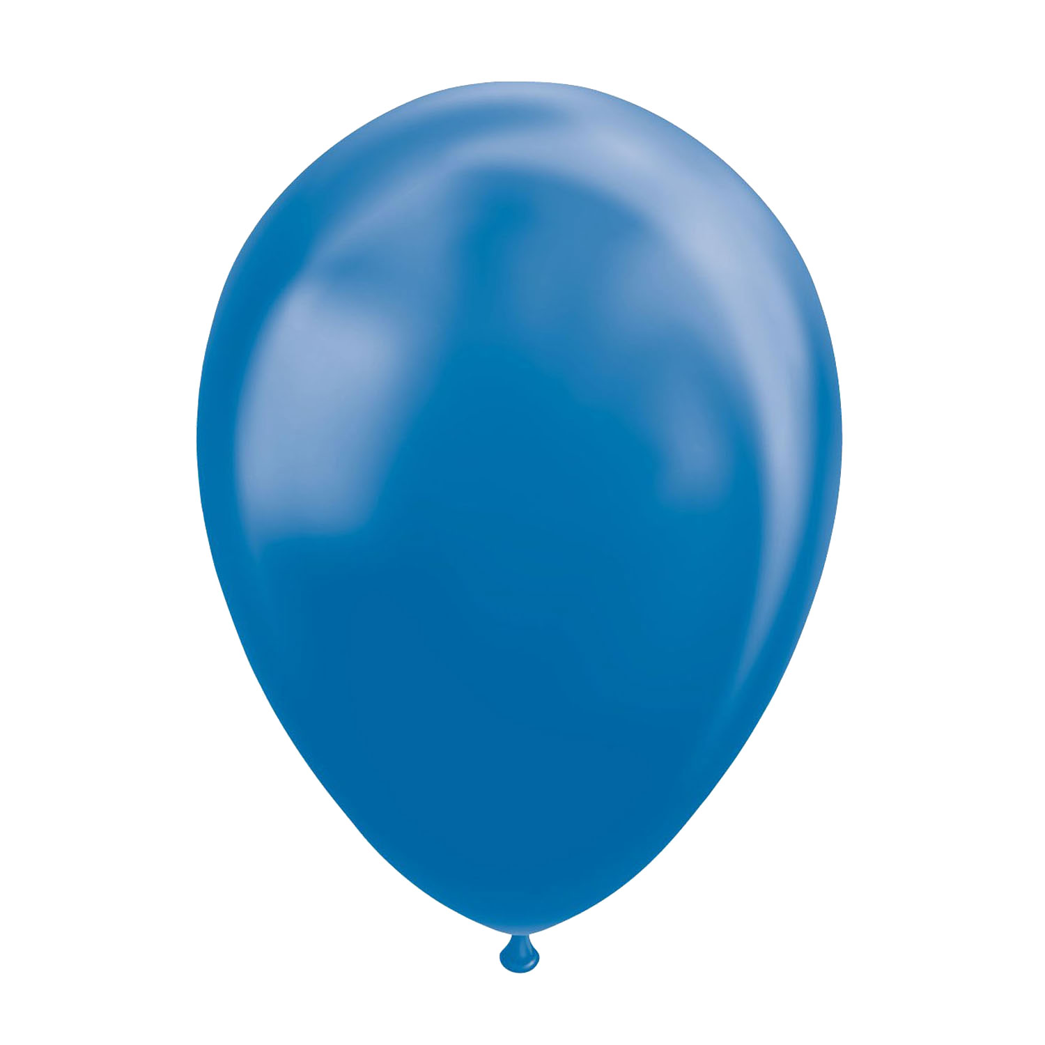 Ballonnen Metallic Blue 30cm, 10st.