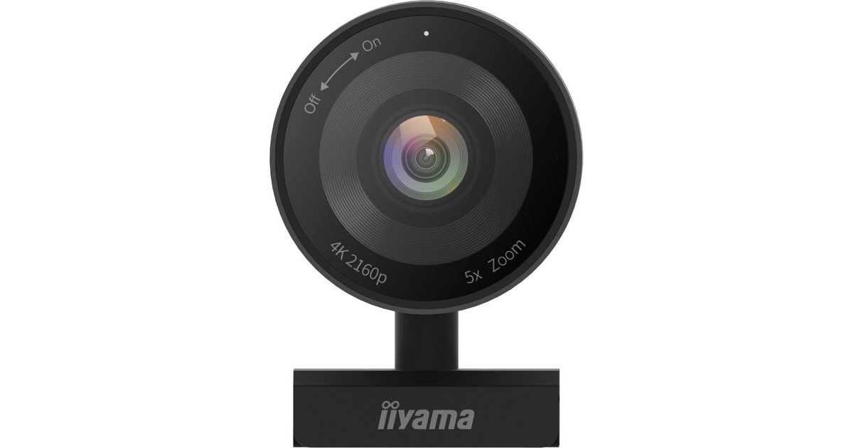 iiyamaUC-CAM10PRO-1 professionele 4K-webcam  (Zwart, USB Type-C)