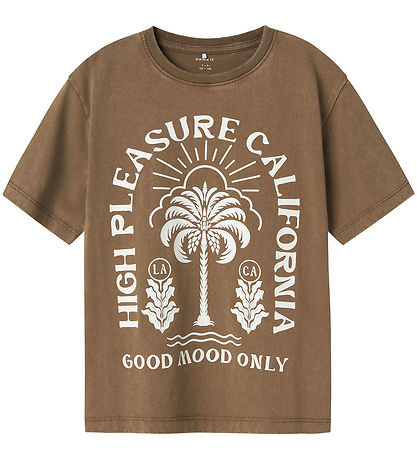 Name It T-Shirt - NkmJarvu - Walnuss