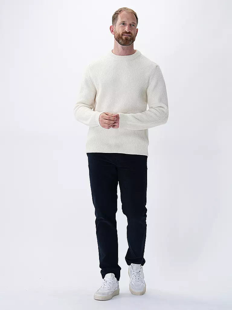 NUDIE JEANS Pullover AUGUST creme