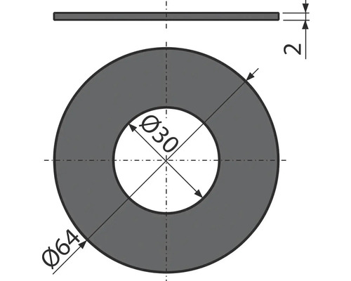 Afdichting voor aftapkraan A06, A06/850 en veporit.