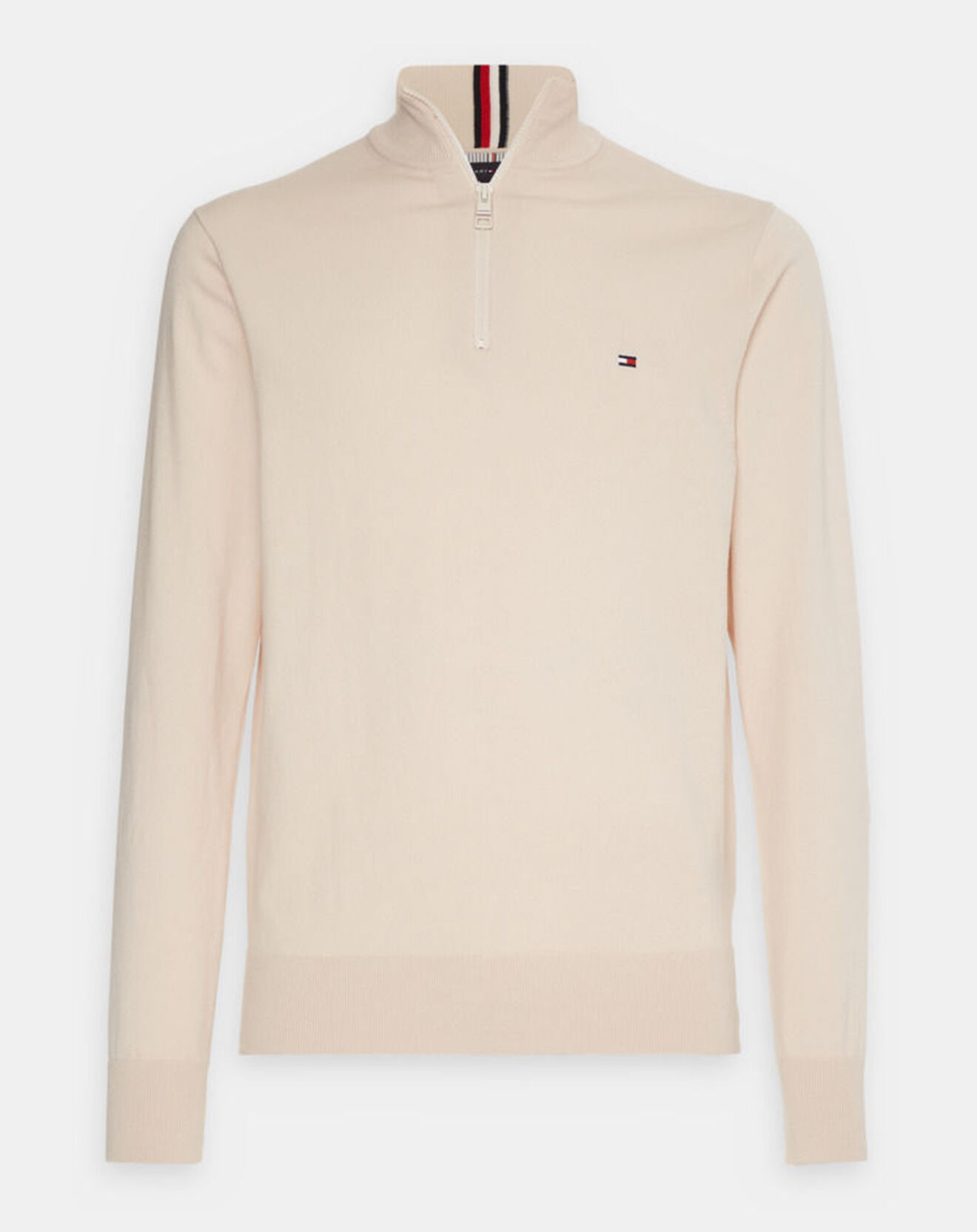 Tommy Hilfiger Pull 1985 col zippé écru