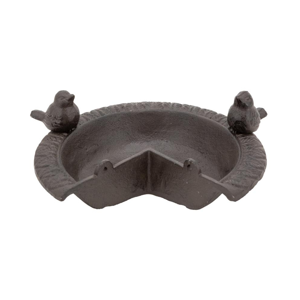 Mangeoire d'angle pour oiseau en fonte