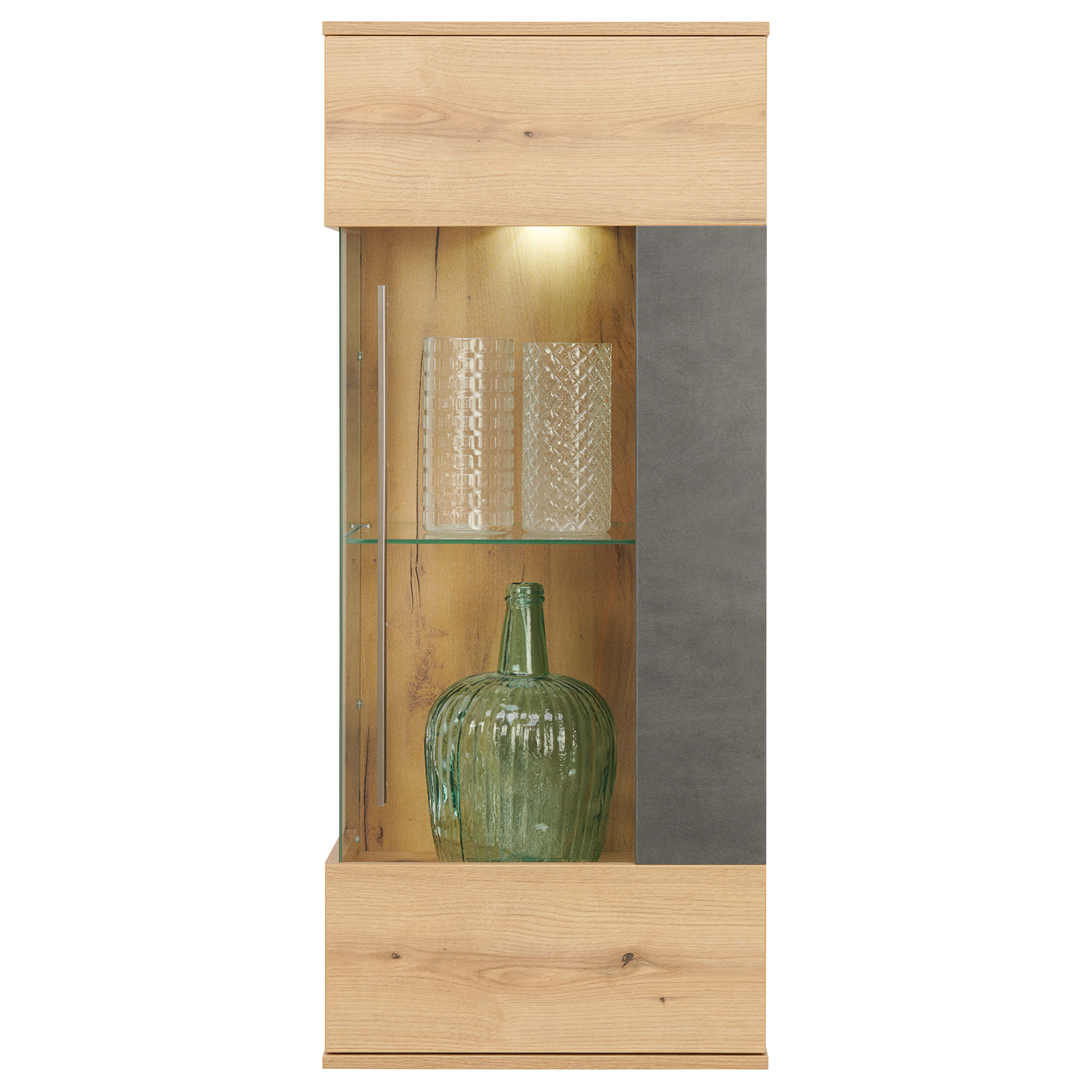 Hängevitrine - Coast Evoke Eiche - Matera dunkel - 53 cm breit