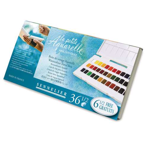 SENNELIER „La petite Aquarelle“ Set, 30   6 halbe Näpfchen