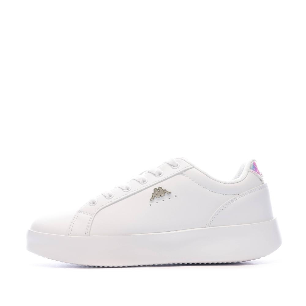 Kappa Baskets Blanches/Violet Femme Kappa Amelia