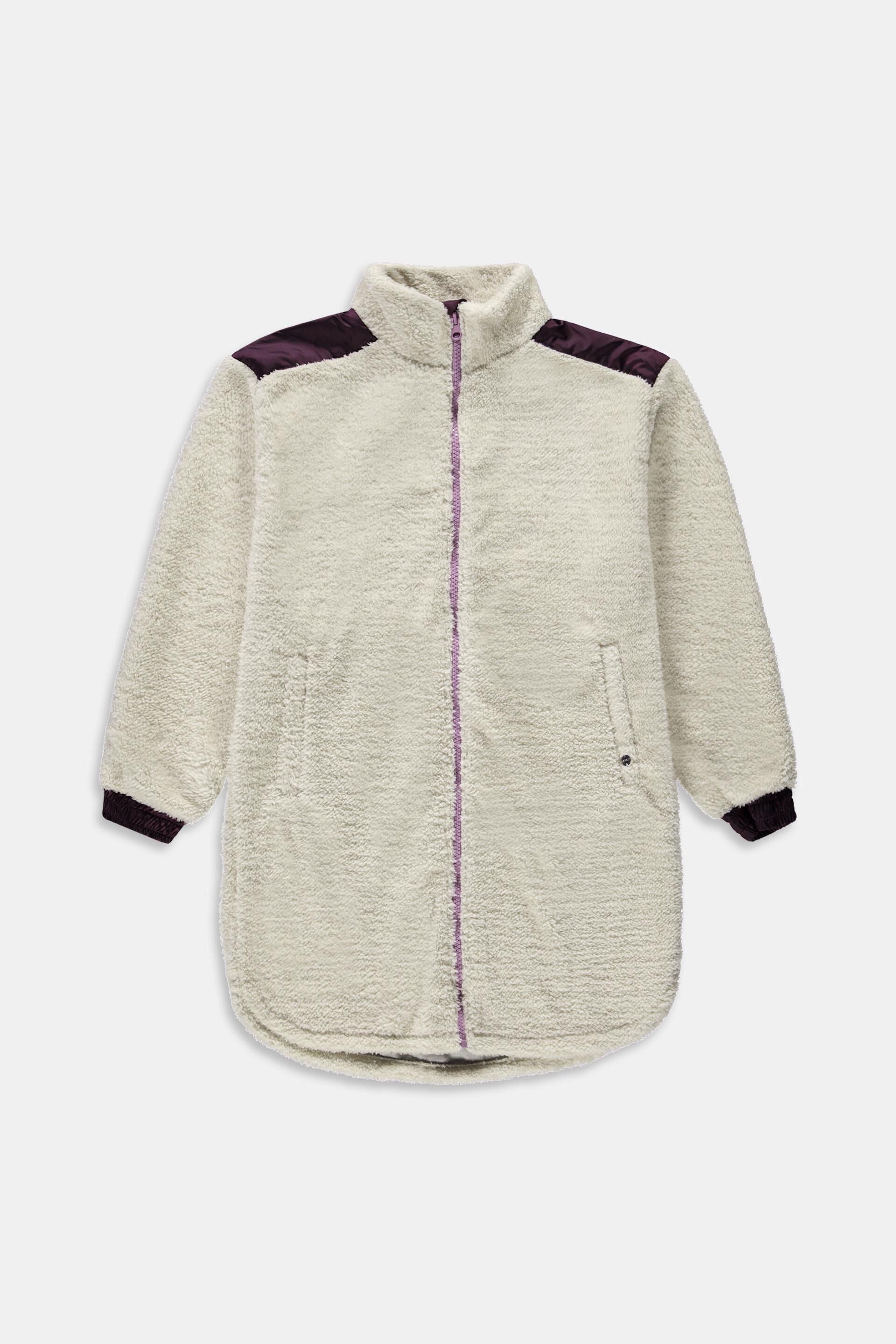 Manteau en maille polaire duveteuse