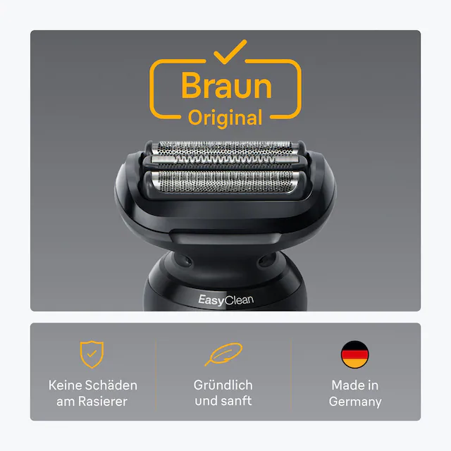 Braun Ersatzscherkopf »Series 5 54B« Kompatibel mit Braun Series 5 Rasierern der Generation 50, 51 und 52