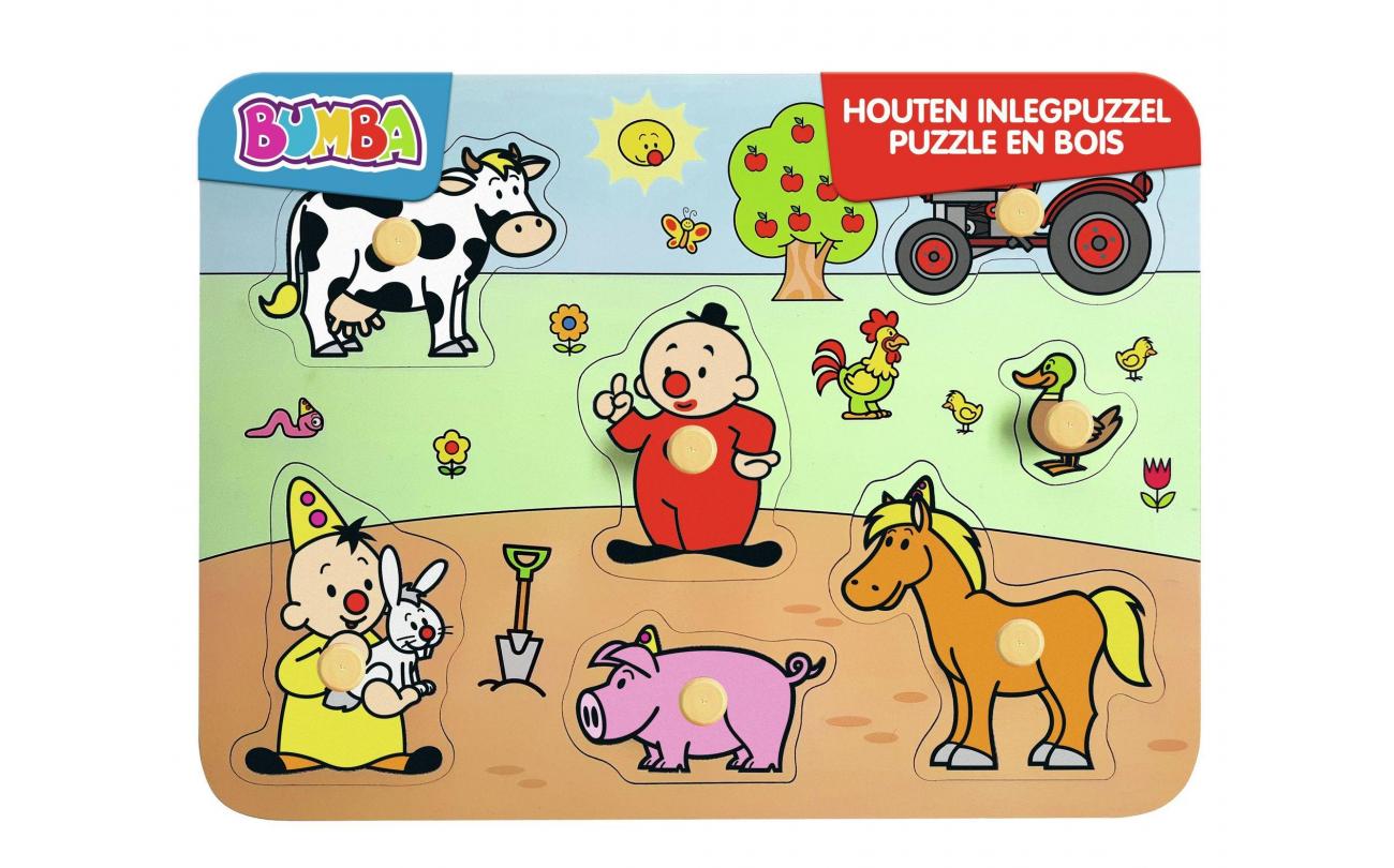 Bumba houten inlegpuzzel Boerderij