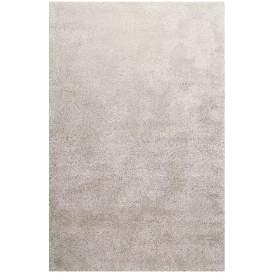 Homie Living Hochflorteppich Pisa hellgrau beige