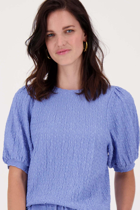 Zusss blauwe dames t-shirt